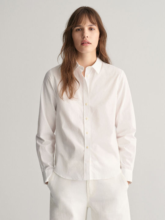 Gant Langärmelig Damen Hemd Weiß