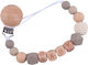 Queen Mother Clip Pacifier with Beads made of S...