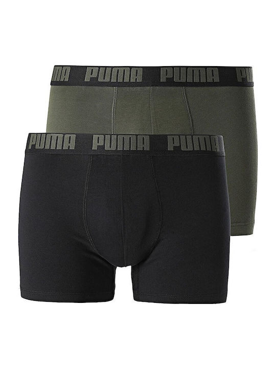 PUMA Everyday Basic Ανδρικά Μποξεράκια Λαδί 2Pack