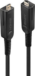 Lindy Cable DVI-D male - Micro HDMI male 10m Μαύρο (38320)