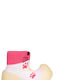 BigToes Kinderstrümpfe Hausschuh-Socken White/Pink