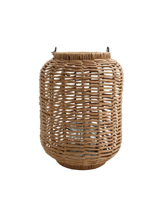 Fylliana Umeko Φαναράκι Ψάθινο Επιτραπέζιο Καφέ 28x18x38εκ.