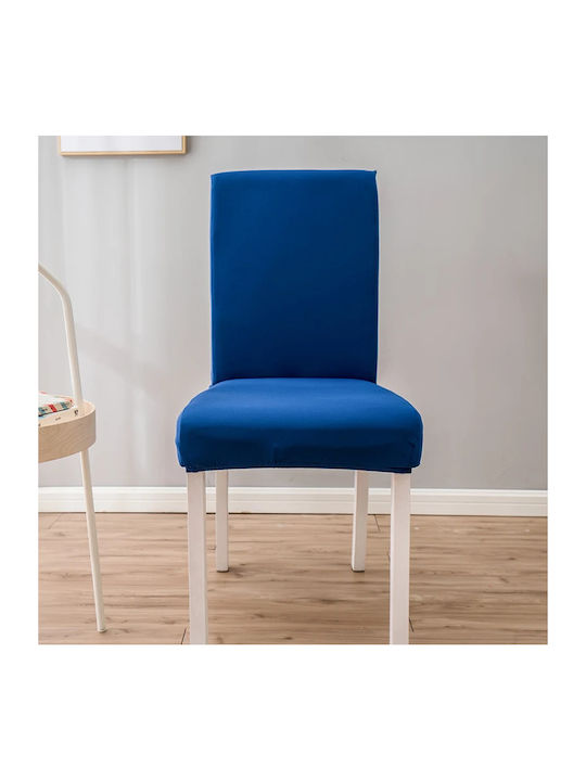 Elastic Cover for Chair Blue/dark 6pcs 1521269