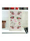 Linea Home Tea Towel made of 100% Cotton in Red Color 30x50cm 1pcs