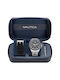 Nautica Watch Battery with Metal Bracelet