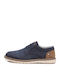 Men's Synthetic Leather Casual Shoes Blue