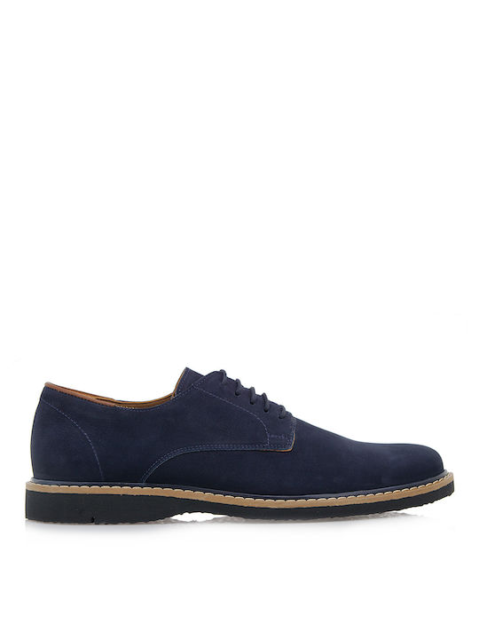 Lorenzo Russo Piele Pantofi casual pentru bărbați Albastru