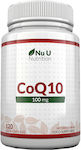 Food Supplement, Nu U Nutriton, Coq10, Antioxidant Effect, Vegan, Lactose Free, 120 Capsules