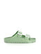Ateneo Frauen Flip Flops in Grün Farbe