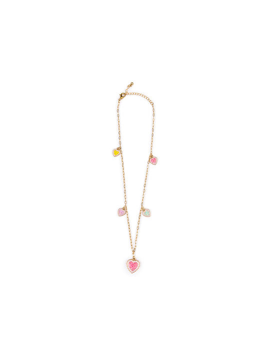 Chain Kids Necklaces Heart 92202