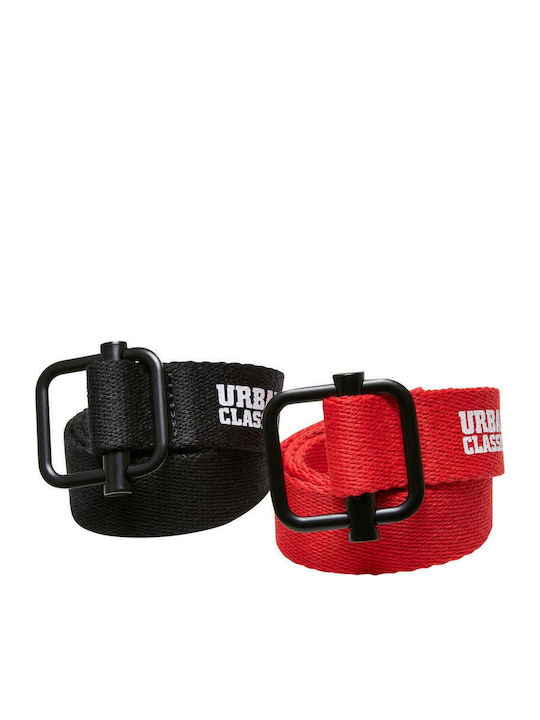 Urban Classics Centură pentru copii Din material textil Roșu