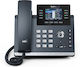 Yealink SIP-T44U Wired IP Phone 12 Lines Black