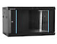 DateUp Wandmontiert Rack-Schrank 15U 54x60x76.9cm Schwarz 04.022.0358