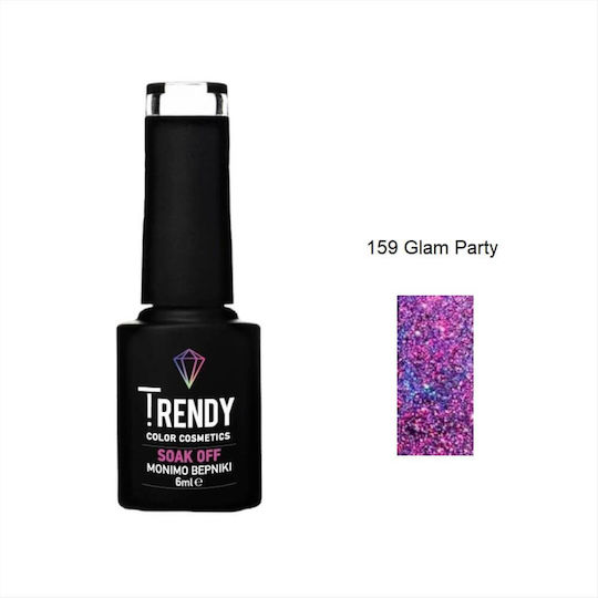 Trendy Color Cosmetics Semi-Permanent Nail Polish 159 6ml 1pcs