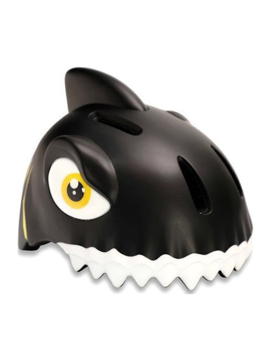 Crazy Safety Black Shark Παιδικό Κράνος για Ποδ...