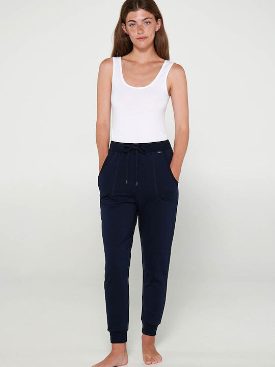 Pantaloni de Trening cu elastic Albastru