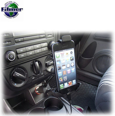 Mobile Phone Holder Car Flmr 37382 with Adjustable Hooks Black