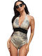 One Piece Swimsuit for Large Bust Black