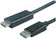 PremiumCord Cable DisplayPort male - HDMI male 2m Μαύρο (kportadk04-02)