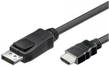 Techly Cable DisplayPort male - HDMI male 1m Black (ICOC-DSP-H12-010)