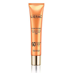 Lierac Sunissime BB Fluid Anti Age Global Golden Sonnenschutz Creme Für das Gesicht SPF50 mit Farbe 40ml