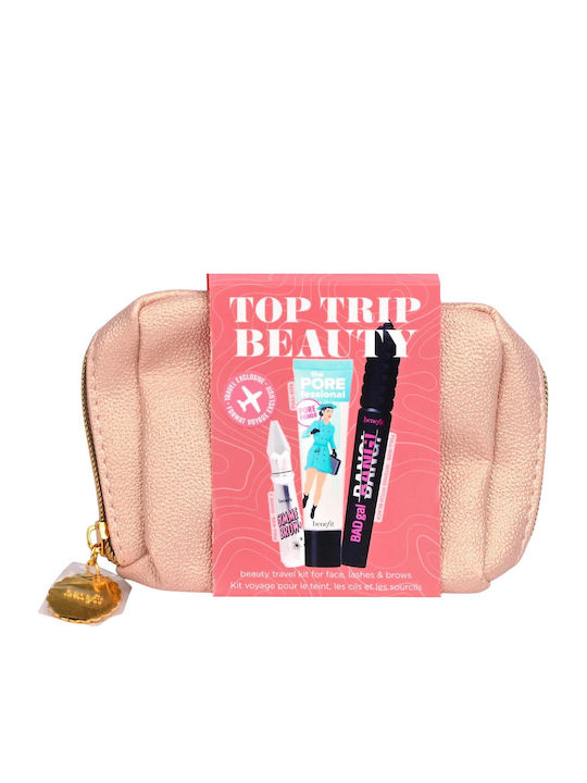 Benefit Сет за грим за лицето Очи с козметична чанта 3бр