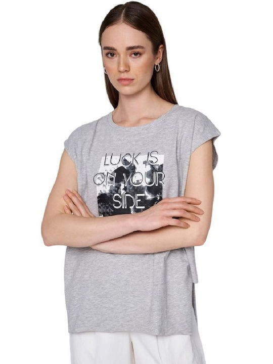Ale - The Non Usual Casual Women's T-shirt Grey