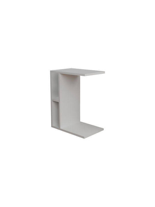 Rectangular Side Table Boner White L45xW29.5xH61cm