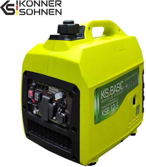 Könner & Söhnen KSB 12i S Αθόρυβη Γεννήτρια Βαλιτσάκι Inverter Βενζίνης Τετράχρονη με Χειροκίνητη Μίζα