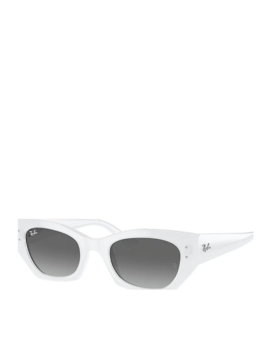Ray Ban Zena Unisex Sunglasses with White Plast...