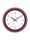 Wall Clock Plastic Purple Ø40cm