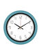 Wall Clock Plastic Light Blue Ø40cm