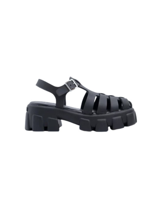 Carrano Leder Damen Sandalen in Schwarz Farbe