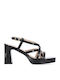 Leder Sandalen Schwarz