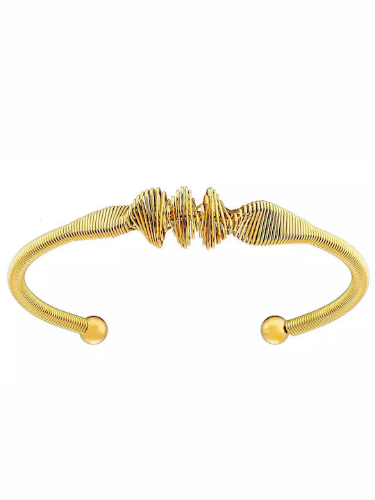 Oxzen Bracelet Handcuffs made of Steel Gold Plated