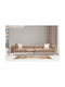 Como Four Seater Couch Cream 344x90x72 cm