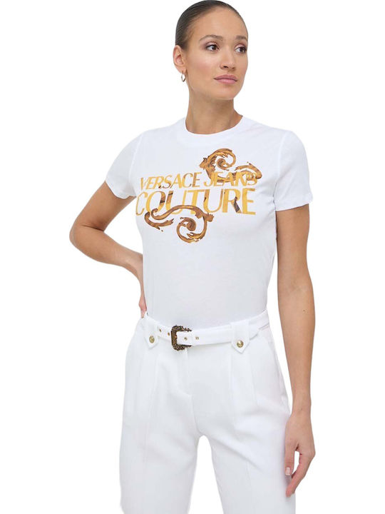 Versace Watercolor Women's Summer Blouse Cotton...