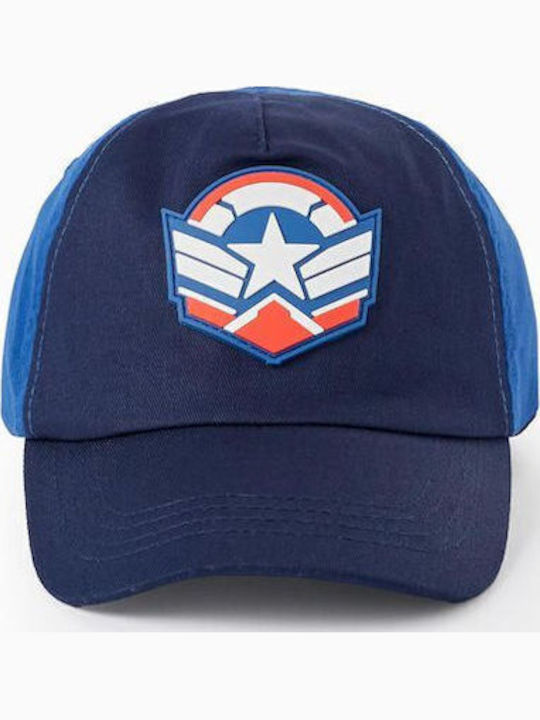 Zippy Kids' Hat Jockey Fabric Blue