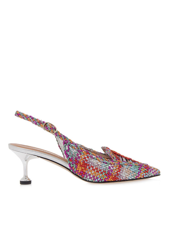 Martina T Leather Multicolour Medium Heels