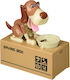 Spiel Hungry Dog My Dog Piggy Bank Kinder Spardose Plastik Weiß