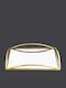 La Vista Wedding Tray made of Metal with Mirror Gold 1pcs