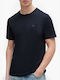 Hugo Boss Herren Kurzarmshirt Marineblau