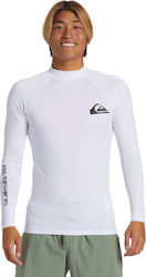 Quiksilver Everyday Αντηλιακή Μπλούζα White Quiksilver Everyday Αντηλιακή Μπλούζα White