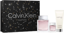 Calvin Klein Euphoria Ανδρικό Σετ με Eau de Toilette 3τμχ