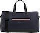 Tommy Hilfiger Essential Σακ Βουαγιάζ Μπλε Υφασμάτινο
