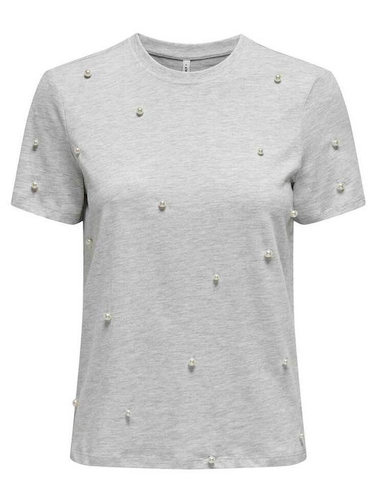 Only Life Damen Sport T-Shirt Schnell trocknend Gray