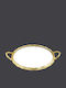 La Vista Wedding Tray made of Metal with Mirror Gold 1pcs