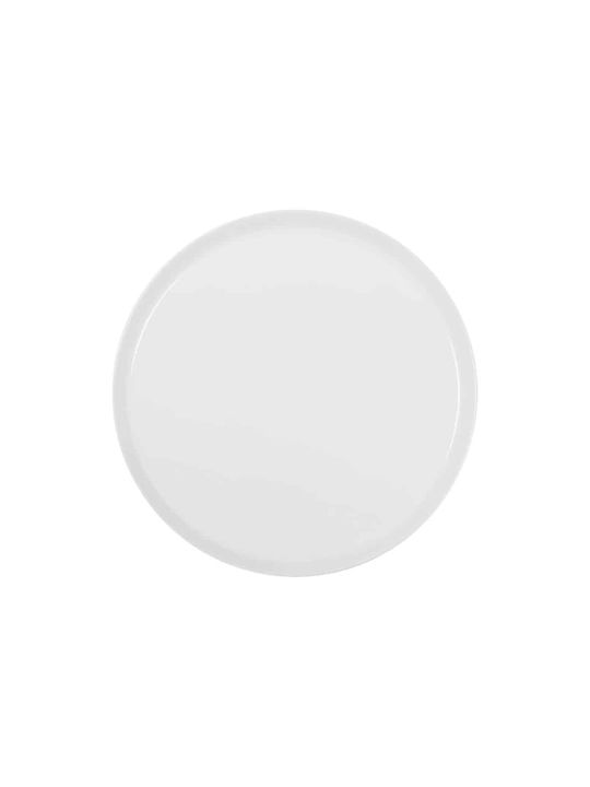 e-exoplismos Nordika Costaverde series Plate Shallow made of Porcelain White with Diameter 32cm 6pcs