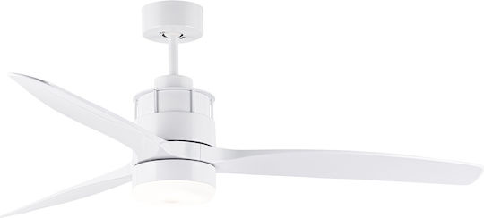 Luma Ανεμιστήρας Οροφής 132cm με Φως Λευκός