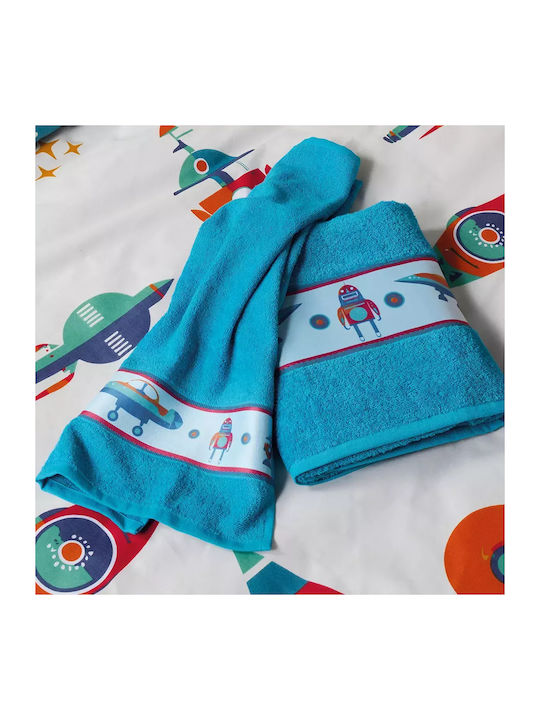 Kentia Set of baby towels 2pcs Loft Blue Weight...